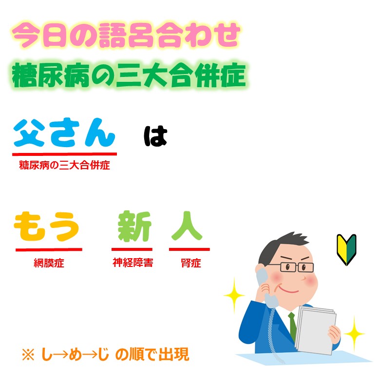 糖尿病の三大合併症